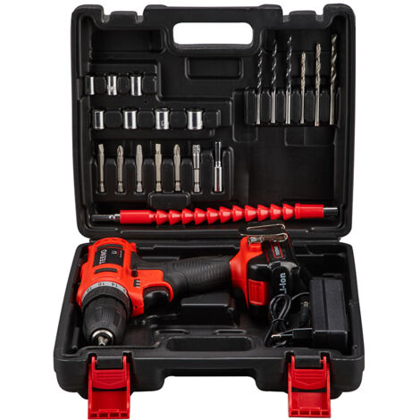 Perceuse Visseuse à Percussion TEENO PSR 21V - Sans Fil, 2 Batteries Lithium + Boîtier, Neuve
