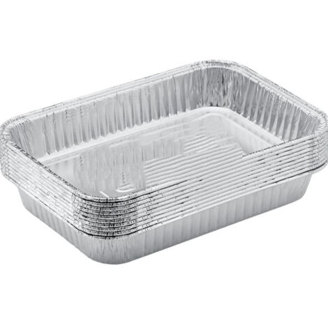 Lechesfrites, 6 pièces, Parfaitement adaptés pour Les séries Q, Pulse, Lumin, Traveler, Genesis, Genesis II/LX 200 & 300. Bacs à Graisse - Argent (1/3)