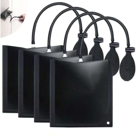 Air Wedge Pump Wedge, Coussin d'air de Levage 4 Pcs, Coussin de Montage Pompe à Air Wedge, Outils à Main Bricolage Inflable (1/5)