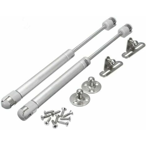 2PCS vérins à gaz 100N verin meuble hydraulique ressort amortisseurs à gaz d'origine porte armoire de cuisine Bras pneumatique pour levage de porte armoire meuble cuisine amortisseur charniè