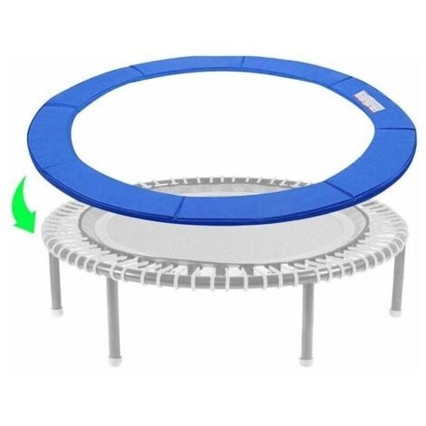 Outdoor Trampoline de Jardin Coussin de Protection de Trampoline, Coussin de Sécurité de Remplacement, Résistant aux Rayons UV, Anti-déchirure, Protection Bordure, 244(bleu) (1/5)