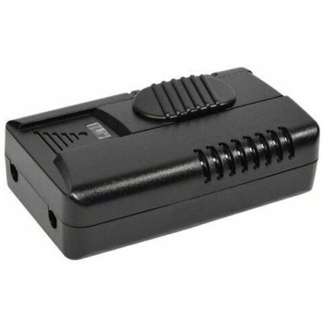 Variateur à pied à curseur 150W 230V noir – Compatible LED – Installation facile – Pour ampoules incandescentes et halogènes (1/5)