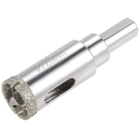 Diamant Foret de scie cloche en verre avec embout pilote central pour verre, céramique carrelage 20mm (1/5)