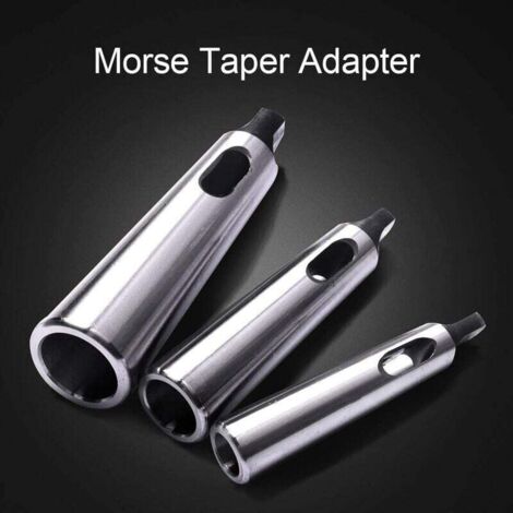 ATOPLEE 3 Pièces Cône Morse Douille De Perçage Réduction Adaptateur MT2-MT1 MT3-MT2 MT4-MT3 Pour Tour Fraisage