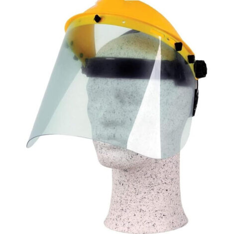 Visière De Protection Faciale Polycarbonate Transparent - Protection Yeux Et Visage Pour Meulage