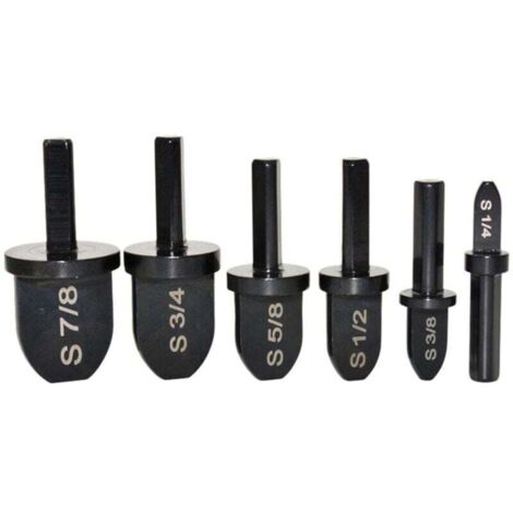 Lot d'outils avec embouts de perçage + extension de tubes en cuivre pour visseuse ou perceuse, set de forets pour outil à presser, 6 pièces (1/5)