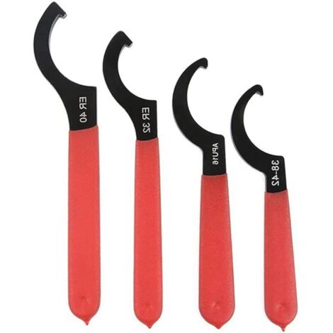 Lot de 4 clés à écrou incurvées en acier robuste pour réparation automobile et maison (1/5)