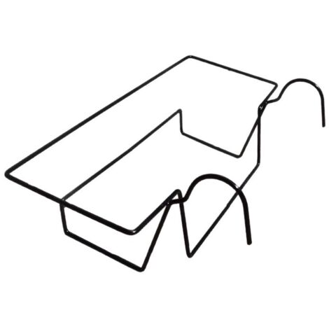 Support de jardinière - Support en métal pour extérieur, Couleur Noire, Dimensions 50 x 20 x 15,5 cm, idéal pour Planter des Fleurs et décorer Les Jardins (1/2)