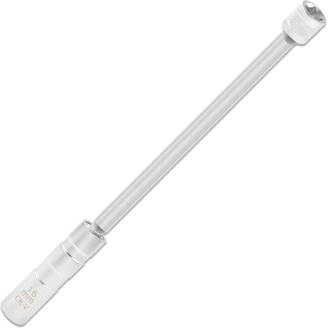Clé à Bougie Magnétique Extensible,35 cm de Long Rotation à 360 Degrés,Douille Bougie 16 mm avec 12 Points,Accessoire Voiture Professionnel pour la Plupart des Véhicules (16 mm) (1/5)