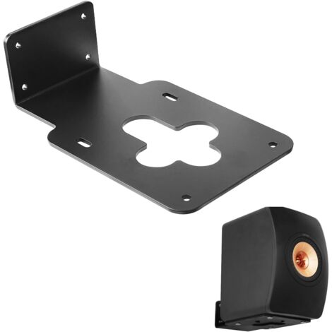 Compatible With Kef Ls50 Meta / Ls50 Wireless 2 Wall Mount Holder Kef Ls50 Meta / Ls50 Wireless2 Stand Kef Ls50 Meta / Ls50 Wireless 2 Metal Bracket Accessories, Accessories Rack (Black) 1 (1/5)