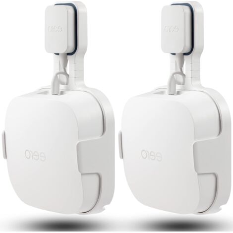 Wall Mount For Eero 6E Home Wifi System, Simple And Robust Wall Mount Stand For Eero 6E Tri-Band Mesh Wi-Fi 6 System, No Messy Cables (White, 2 Pieces) (1/5)