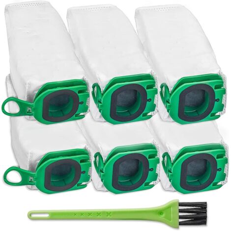 6 Sacs d'Aspirateur pour Vorwerk Sac À Poussière de Rechange pour Kobold VB100 Aspirateur (1/5)