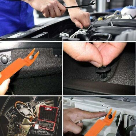 Kit attache de protection de rivet en plastique avec outils de pose ...