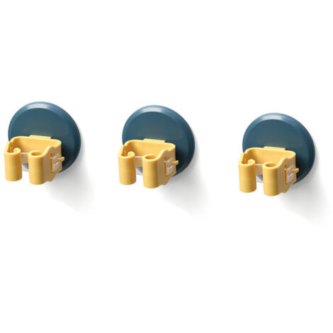 Lot de 3 supports pour balai et serpillière, clips de nettoyage, supports pour balais muraux, supports pour balais, supports muraux pour balais, supports muraux pour balais, supports pour balais et se (1/4)