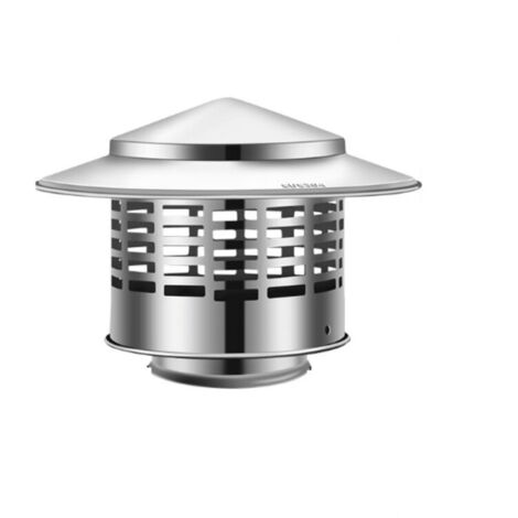 Chapeau de cheminée, installation facile, pour couvercle d'aération isolant à l'extérieur, Diamètre intérieur 110mm