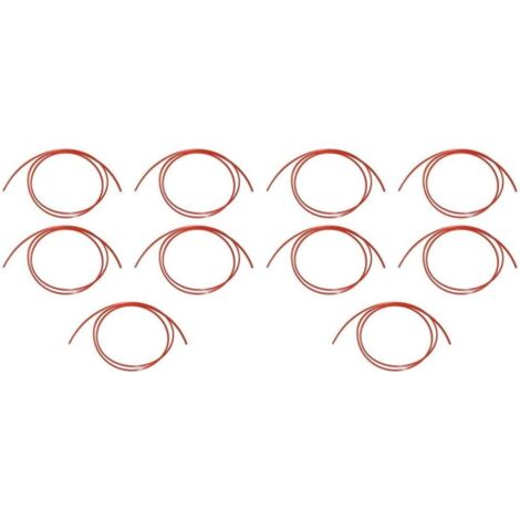 Cordon De Tête De Tondeuse À Gazon De 2 M De Diamètre Rond De 4 Mm Compatible Avec Différentes Têtes De Tondeuse À Gazon Avec Systèmes D'Arbre Incurvé Et Droit (3 Pièces) (1/5)