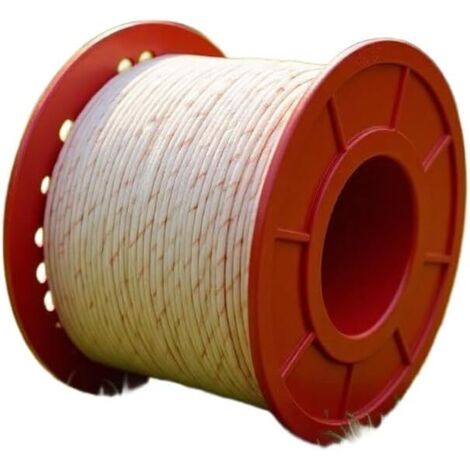 Cordon De Démarrage En Nylon Pour Petit Équipement De Moteur Compatible Avec Les Tondeuses À Gazon, Tronçonneuses, Débroussailleuses Et Autres Outils De Jardin Alimentés Au Gaz (3 Mm X 100 (1/5)