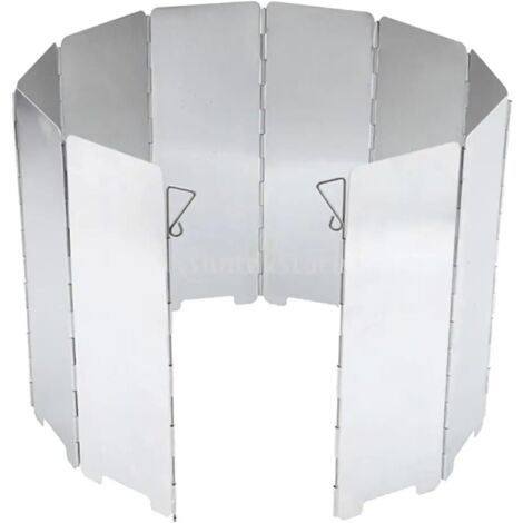 Pare-Vent pour RéChaud De Camping Plaques Coupe-Vent Pliables for cuisinière de Camping en Plein air, réchaud Cuisine, Pare-Vent for Pique-Nique et randonnée (1/5)