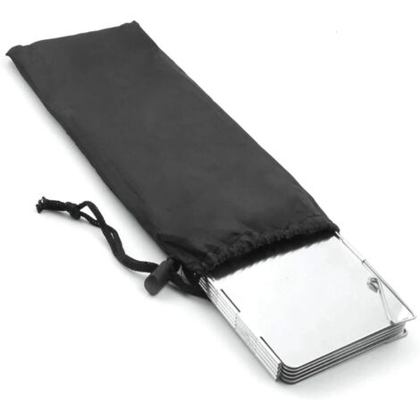Pare-Vent pour RéChaud De Camping Pare-Brise en Aluminium à 8 plaques for poêle, équipement de Camping Plein air, Pique-Nique, Cuisine, Coupe-Vent (1/5)