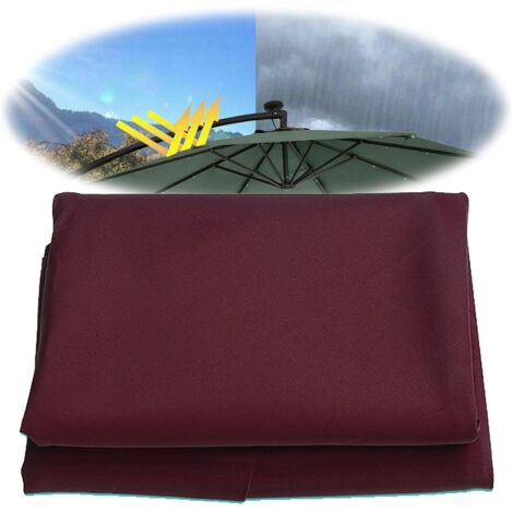 Canopy (300cm) 6 Rib Cloth for Garden/Patio/Pool/Terrace Parasol Replacement Umbrella Cover (1/5)