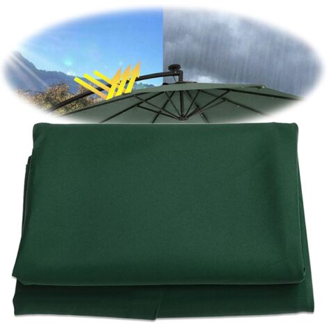 Canopy (300cm) 6 Rib Cloth for Garden/Patio/Pool/Terrace Parasol Replacement Umbrella Cover (1/5)