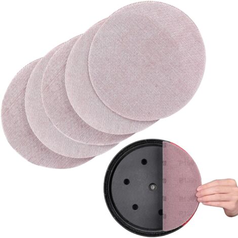 Treillis Feuilles Abrasive 225mm, 25 Pièces Papier a Poncer 150 Grains Abrasives Papier pour Ponceuses pour cloisons sèches (1/5)
