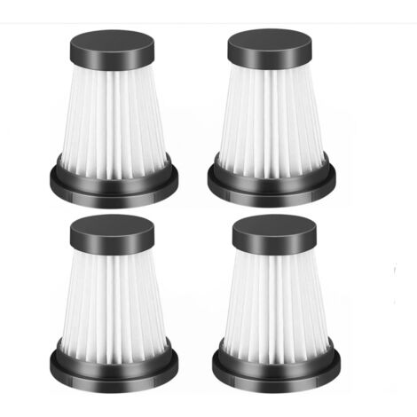 Lot de 4 filtres HEPA de rechange pour aspirateur sans fil pour Moosoo K12 K12 Pro K13, pour Genius Invictus One 1.0 X7 / 2.0, pour Foxnovo 13KPA accessoires de filtre pour aspirateur à main (1/5)