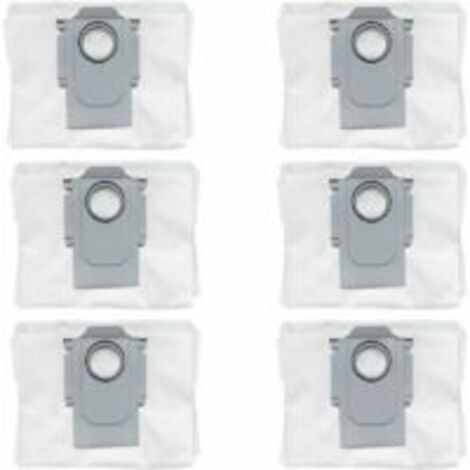 Lot de 6 sacs à poussière pièces de rechange accessoires pour Xiaomi Roborock Q7 Max Q7 Max+ Q5+ Roborock S7 Pro Ultra S7 MaxV Ultra Robot Aspirateur Sacs (1/4)