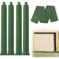 Sac Anti Inondation 4 PCS Sacs de Sable Réutilisables et Résistants aux Inondations 150x19cm pour Protection Contre Les Inondations dans Les Garages, Portes, Caves