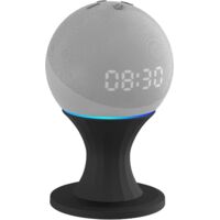 For Echo Dot 4 / Echo Dot 5 Holder Desktop Stand Holder Accessories, No Screws Required, Speaker Accessories Rack (Amazon Echo Dot 4 / Echo Dot 5, Black) Jzt01