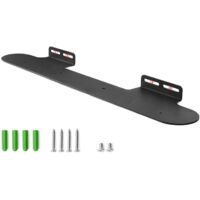 Compatible With Bose Smart Soundbar 900 Holder Wall Mount Bose Smart Soundbar 900 Stand Accessories With Integrated Cable Management, Smart Home Speaker Accessories Rack (Black) 2 Pieces