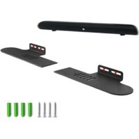Compatible With Jbl Cinema Stv450 Soundbar Holder Wall Mount, Jbl Cinema Stv450 Soundbar Stand Accessories With Integrated Cable Management, Smart Home Speaker Accessories Rack (Black) 2