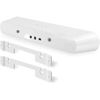 Compatible With Sonos Ray Home Cinema Speaker Accessories Bracket Wall Mount Holder, Sonos Ray Stand Metal Mount Accessories, Sonos Ray Accessories Rack (White) 2 Pieces