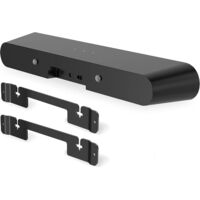 Compatible With Sonos Ray Home Cinema Speaker Accessories Bracket Wall Mount Holder, Sonos Ray Stand Metal Mount Accessories, Sonos Ray Accessories Rack (Black) 2 Pieces