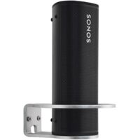 Compatible With Sonos Roam Holder Wall Mount Sonos Roam Stand Holder Accessories With Integrated Cable Management, Speaker Accessories Rack (Sonos Roam, Black) 2 Pieces
