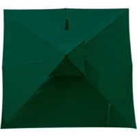 Square Replacement Canopy for 3m Outdoor Umbrella, Patio Sunshade Fabric for Garden, Beach, Pool, Table Use (Canopy Only) - Green Color