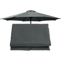 Canopy 300cm8 Ribs Cover, Colors, Top Only, Garden Parasol Replacement Umbrella Cloth (Color : Navy, Si