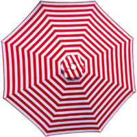 Umbrella Top Replacement, Canopy Replacement Fabric, UV Protection Cover, 190T Polyester Material, Fits Rib Diameter Under 18mm, 3 Meter Cloth Size, Suitable for Garden