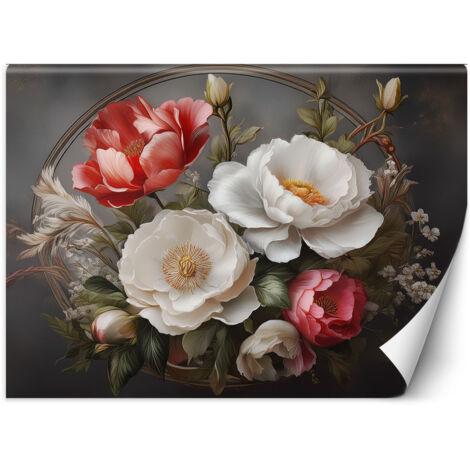 Papier peint Nature Botanicals Feuillage Fleurs 200x140 (1/5)