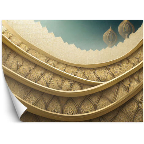 Papier peint Or Symboles orientaux 450x315 (1/5)