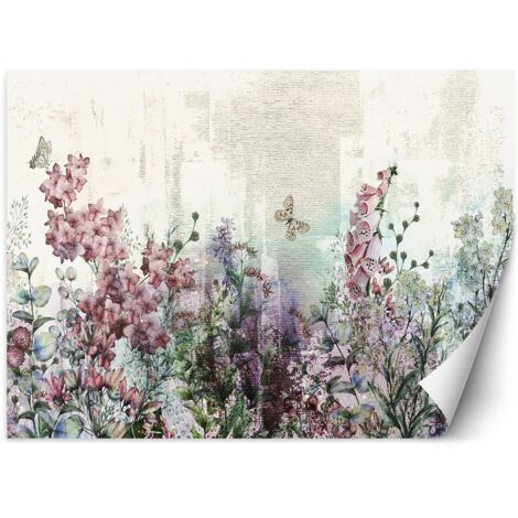 Papier peint Fleurs Plantes Nature Multicolore 250x175 (1/5)