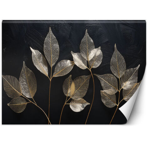 Papier peint Minimalisme Feuilles Plantes Glamour Abstrait 250x175 (1/5)