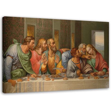 Tableau sur toile La dernière Cène Léonard de Vinci 60x40 (1/5)
