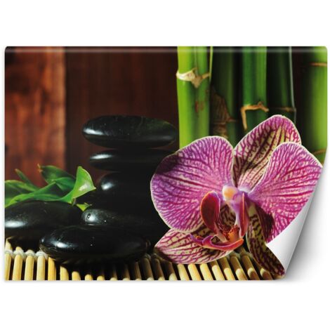 Papier peint Orchidée Pierres zen et bambou 450x315 (1/5)