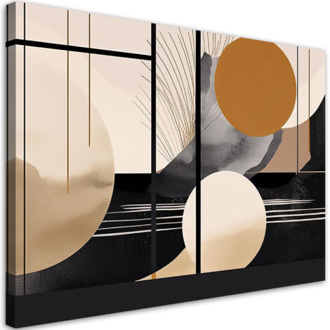 Tableau déco Abstraction géométrique Glamour 60x40 (1/5)