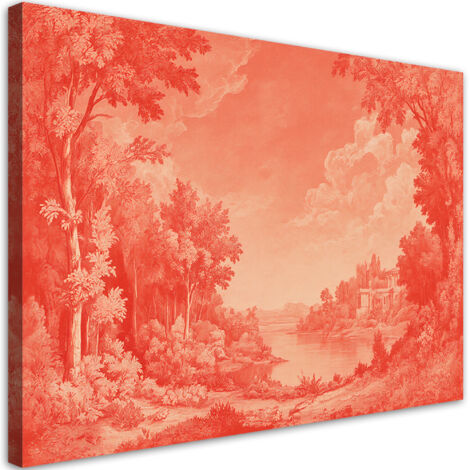 Tableau déco Paysage rouge Nature 60x40 (1/5)