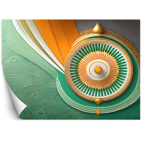 Papier peint Inde Mandala symbole 300x210 (1/5)