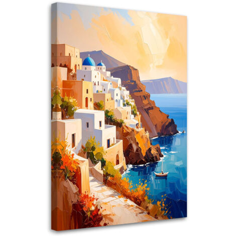 Tableau déco Île de Santorin Grèce Paysage 40x60 (1/4)