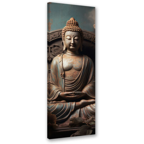 Tableau sur toile Statue de Bouddha 30x90 (1/5)