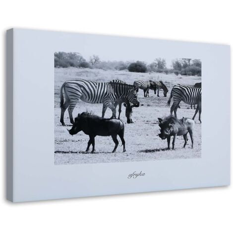 Tableau sur toile Afrique Savane Animaux 90x60 (1/5)